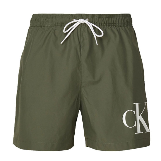 Calvin Klein Ανδρικό μαγιό Medium Drawstring Swim Shorts - CK Monogram